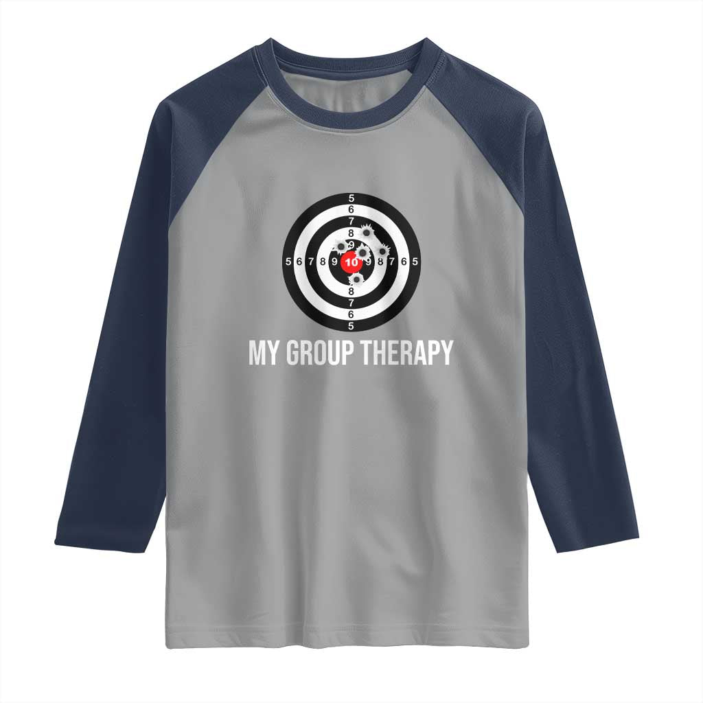 Gun Lover Raglan Shirt My Group Therapy Shooting Range