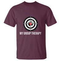 Gun Lover T Shirt My Group Therapy Shooting Range - Wonder Print Shop