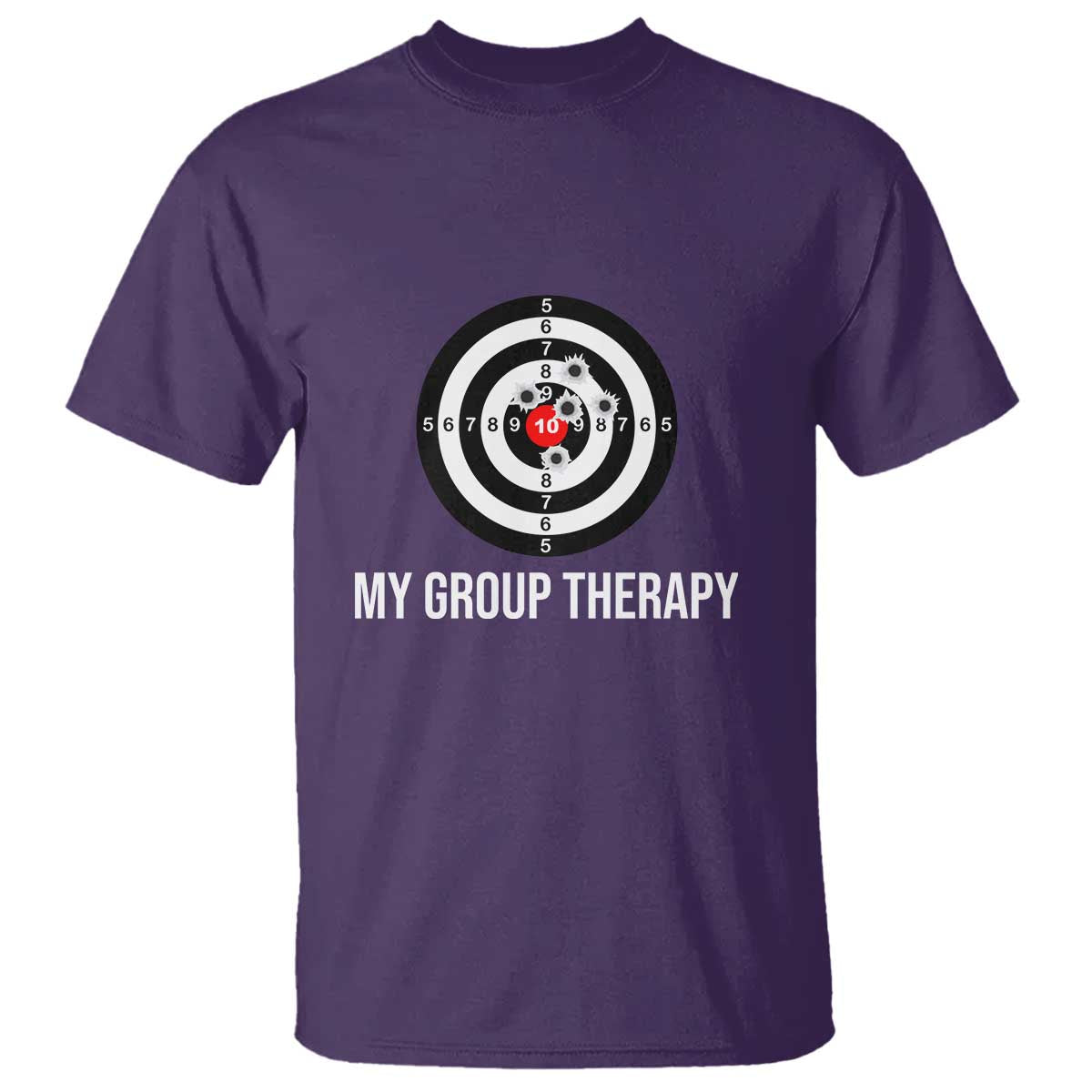 Gun Lover T Shirt My Group Therapy Shooting Range - Wonder Print Shop
