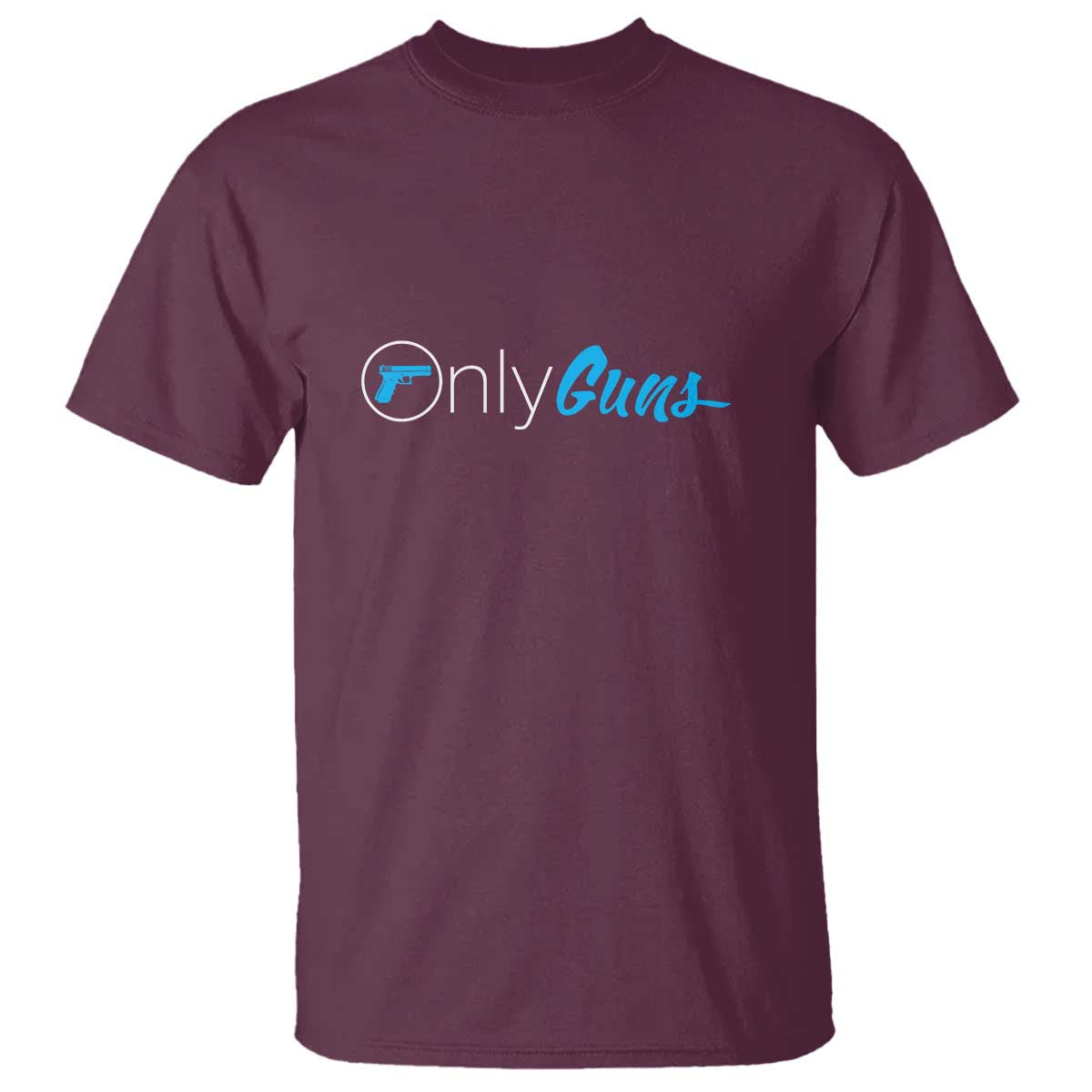 Funny Gun Owner T Shirt Only Guns Meme Parody - Wonder Print Shop