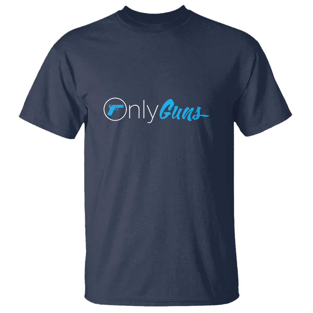 Funny Gun Owner T Shirt Only Guns Meme Parody - Wonder Print Shop