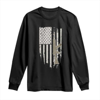 American Flag Second Amendment Long Sleeve Shirt Guns Weapons Rifles 2A Amendment Fathers Day US Flag