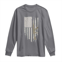 American Flag Second Amendment Long Sleeve Shirt Guns Weapons Rifles 2A Amendment Fathers Day US Flag