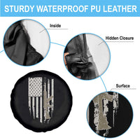 American Flag Second Amendment Spare Tire Cover Guns Weapons Rifles 2A Amendment Fathers Day US Flag