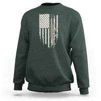 American Flag Second Amendment Sweatshirt Guns Weapons Rifles 2A Amendment Fathers Day US Flag - Wonder Print Shop