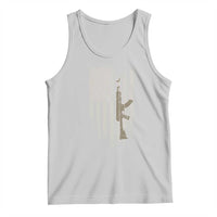 American Flag Second Amendment Tank Top Guns Weapons Rifles 2A Amendment Fathers Day US Flag