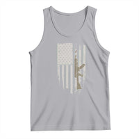 American Flag Second Amendment Tank Top Guns Weapons Rifles 2A Amendment Fathers Day US Flag