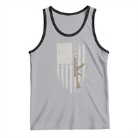 American Flag Second Amendment Tank Top Guns Weapons Rifles 2A Amendment Fathers Day US Flag