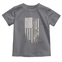 American Flag Second Amendment Toddler T Shirt Guns Weapons Rifles 2A Amendment Fathers Day US Flag