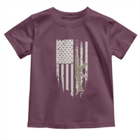 American Flag Second Amendment Toddler T Shirt Guns Weapons Rifles 2A Amendment Fathers Day US Flag