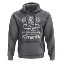 Funny Gun Grandpa Hoodie Real Grandpas Play With Firearms Guns Owner Lover