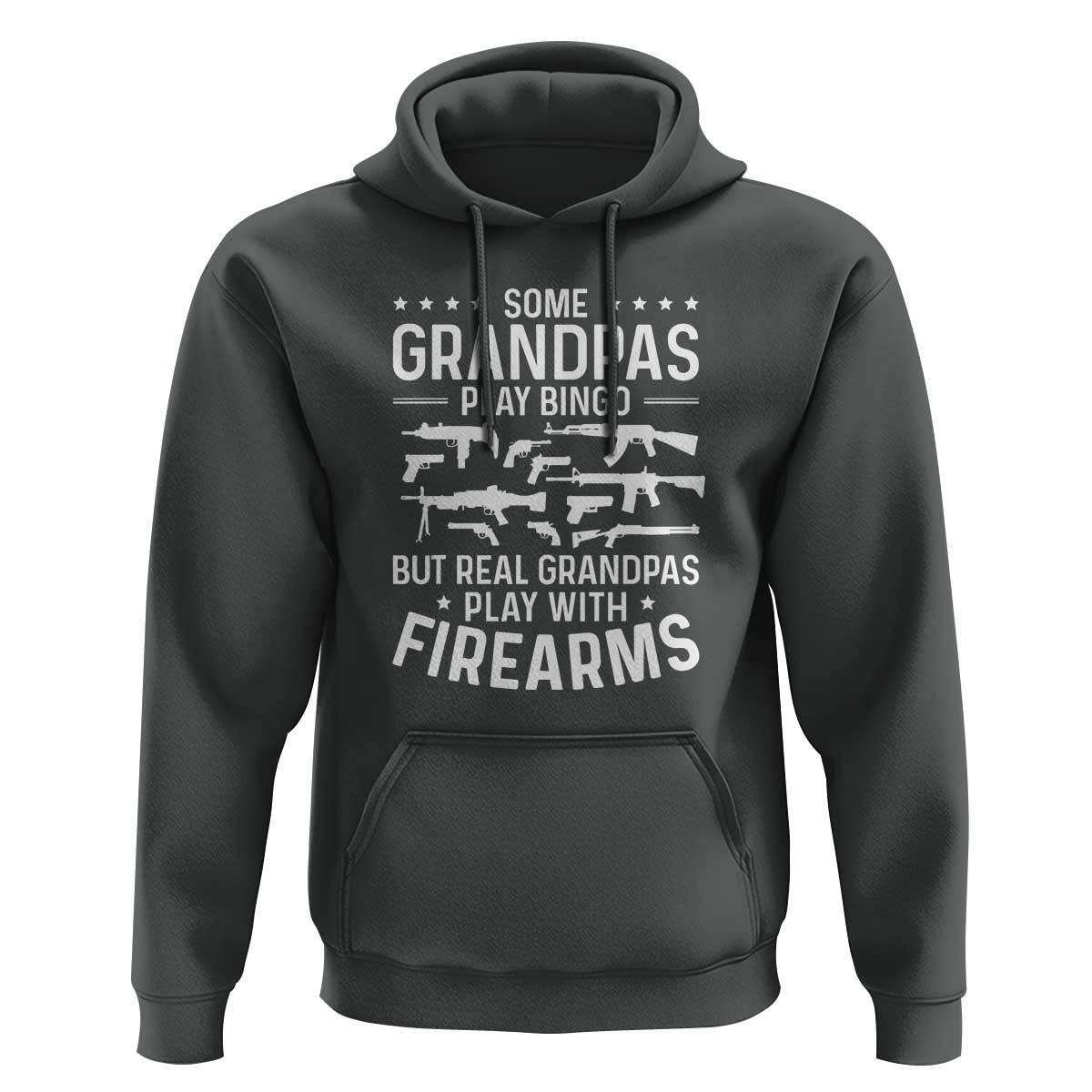 Funny Gun Grandpa Hoodie Real Grandpas Play With Firearms Guns Owner Lover