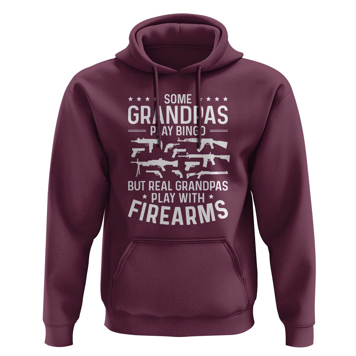 Funny Gun Grandpa Hoodie Real Grandpas Play With Firearms Guns Owner Lover