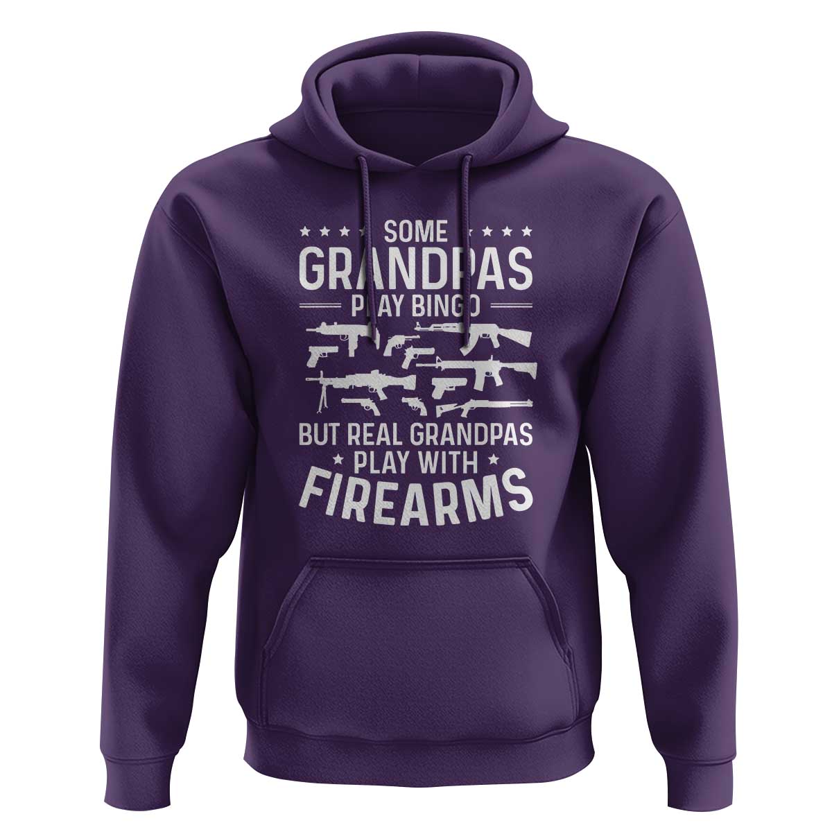 Funny Gun Grandpa Hoodie Real Grandpas Play With Firearms Guns Owner Lover