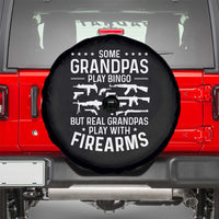 Funny Gun Grandpa Spare Tire Cover Real Grandpas Play With Firearms Guns Owner Lover