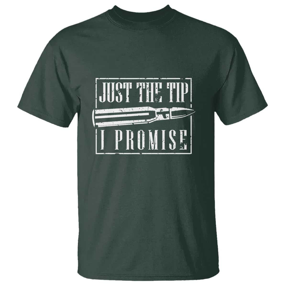 Funny Gun Owner T Shirt Just The Tip I Promise T-Shirt A Funny Gun Owner Tee - Wonder Print Shop
