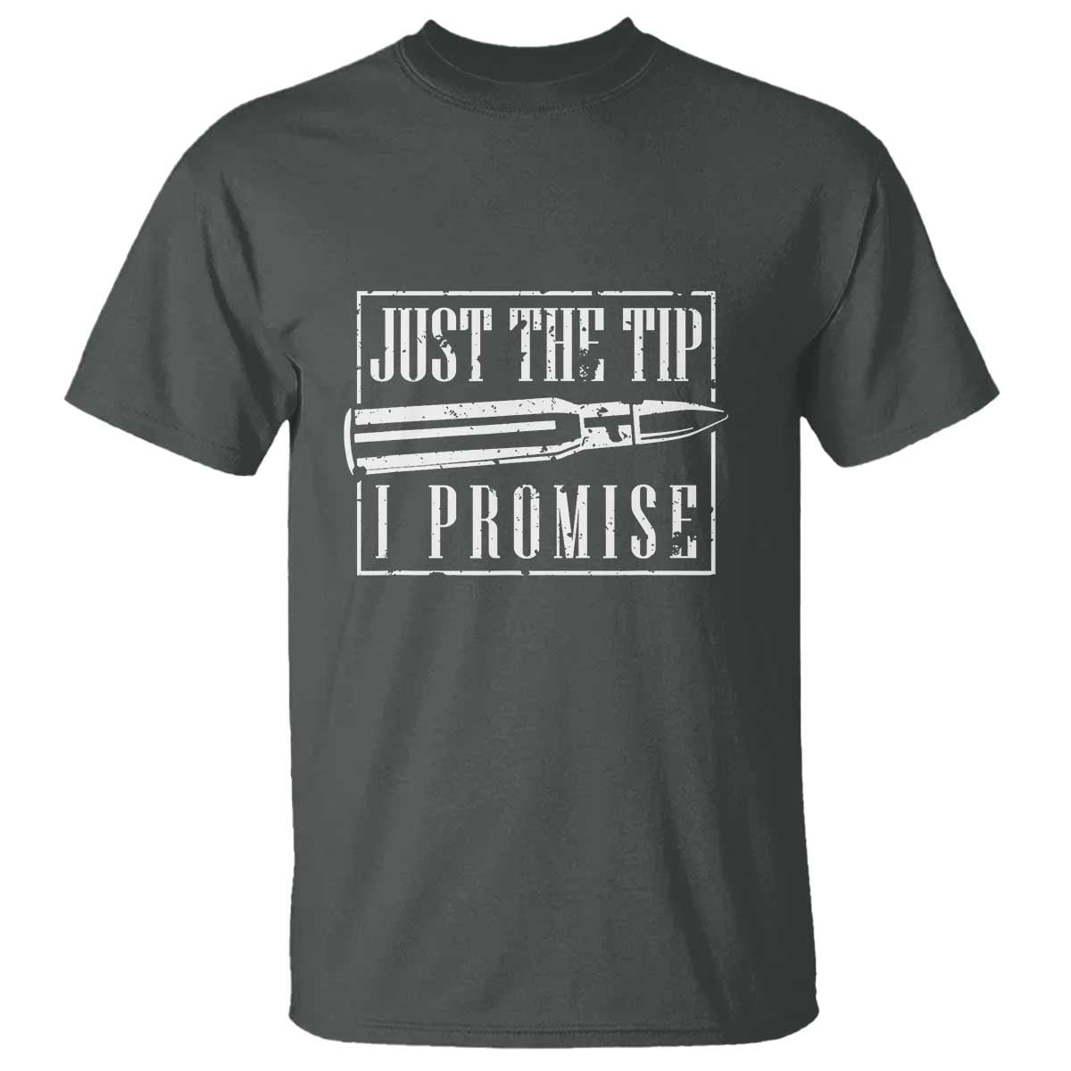 Funny Gun Owner T Shirt Just The Tip I Promise T-Shirt A Funny Gun Owner Tee - Wonder Print Shop