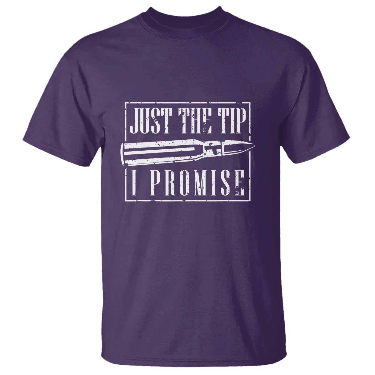 Funny Gun Owner T Shirt Just The Tip I Promise T-Shirt A Funny Gun Owner Tee - Wonder Print Shop