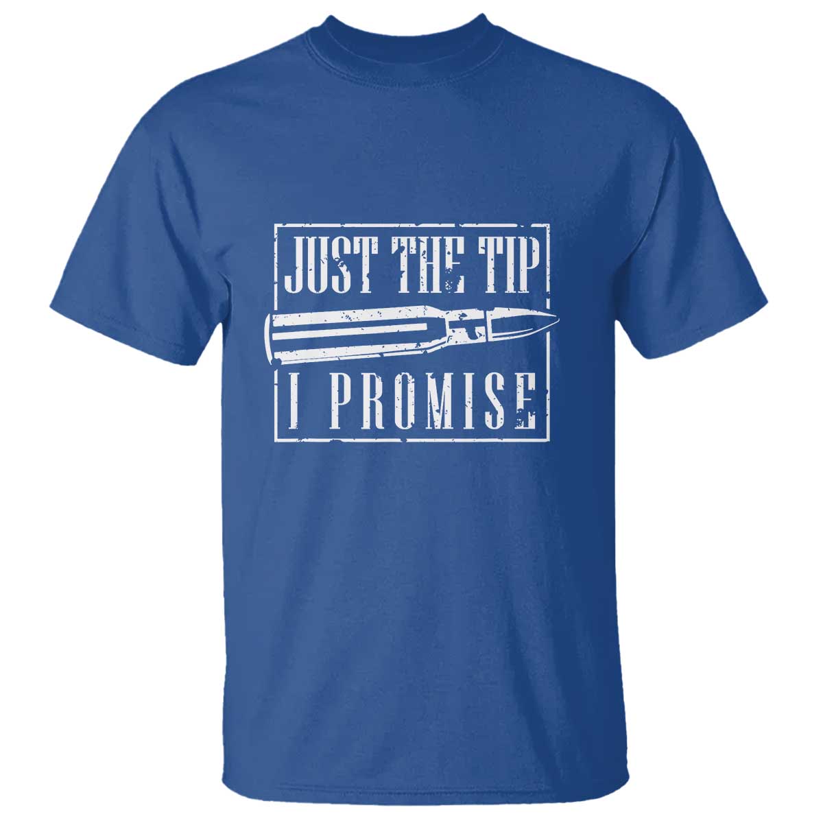 Funny Gun Owner T Shirt Just The Tip I Promise T-Shirt A Funny Gun Owner Tee - Wonder Print Shop