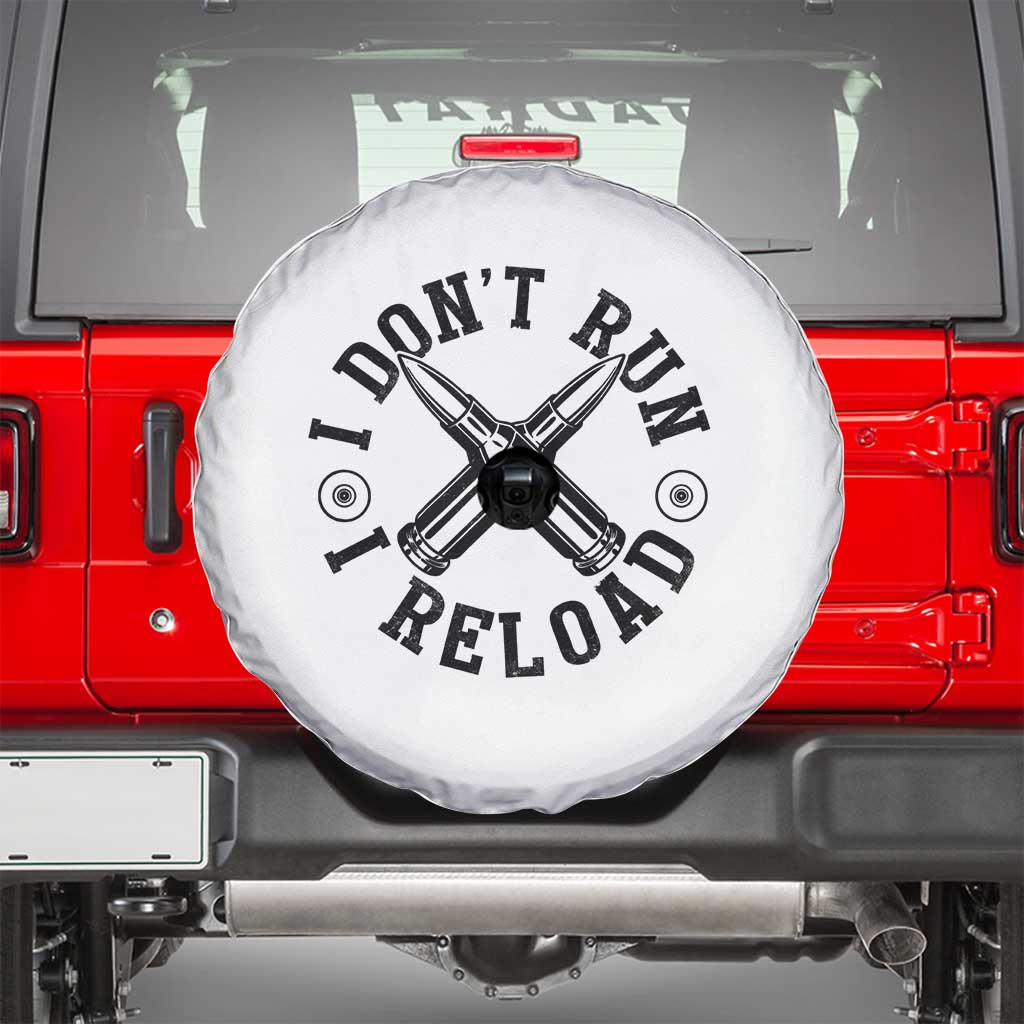 Gun Rights Spare Tire Cover I Don't Run I Reload Gun Rights American Flag patriots