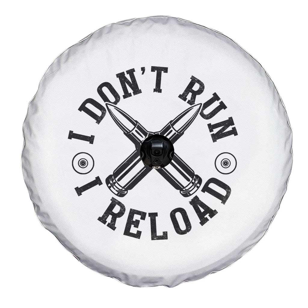 Gun Rights Spare Tire Cover I Don't Run I Reload Gun Rights American Flag patriots