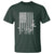 American Flag Rifle Guns T Shirt Cool Pro Gun Retro Distressed - Wonder Print Shop