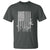 American Flag Rifle Guns T Shirt Cool Pro Gun Retro Distressed - Wonder Print Shop