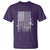 American Flag Rifle Guns T Shirt Cool Pro Gun Retro Distressed - Wonder Print Shop
