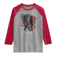 Gun Right 2A Raglan Shirt My Rights Don't End Where Your Feelings Begin Retro Betsy Ross Flag
