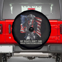 Gun Right 2A Spare Tire Cover My Rights Don't End Where Your Feelings Begin Retro Betsy Ross Flag