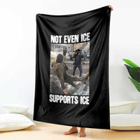 Not Even Ice Supports Ice Throw Blanket Viral Political Ice Slipping Meme Against Ice Satire