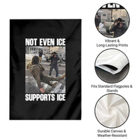 Not Even Ice Supports Ice Garden Flag Viral Political Ice Slipping Meme Against Ice Satire