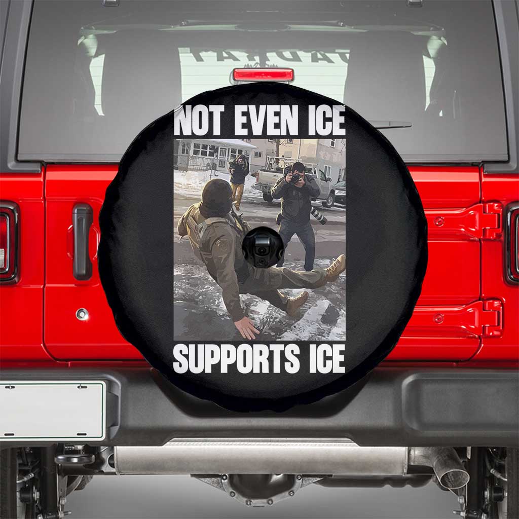 Not Even Ice Supports Ice Spare Tire Cover Viral Political Ice Slipping Meme Against Ice Satire