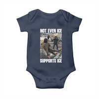 Not Even Ice Supports Ice Baby Onesie Viral Political Ice Slipping Meme Against Ice Satire