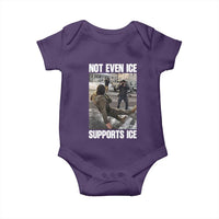 Not Even Ice Supports Ice Baby Onesie Viral Political Ice Slipping Meme Against Ice Satire