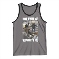 Not Even Ice Supports Ice Tank Top Viral Political Ice Slipping Meme Against Ice Satire