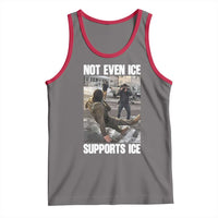 Not Even Ice Supports Ice Tank Top Viral Political Ice Slipping Meme Against Ice Satire
