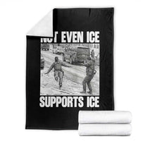 Not Even Ice Supports Ice Throw Blanket Viral Political Ice Slipping Captured Meme Against Ice
