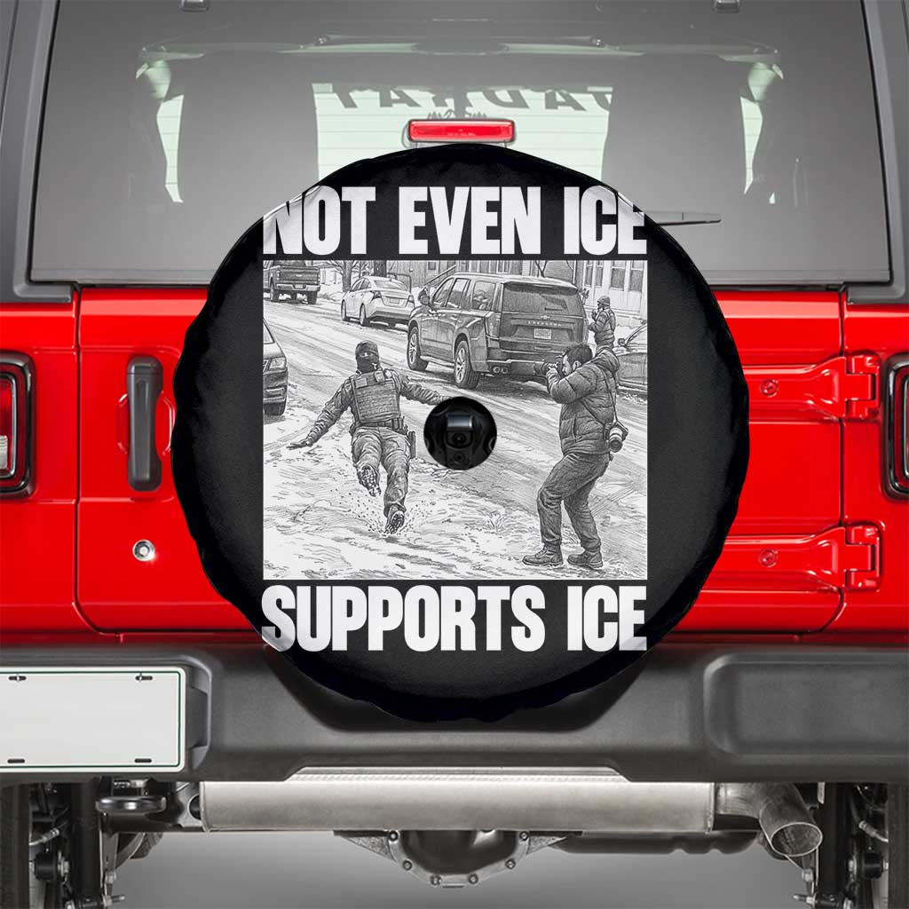 Not Even Ice Supports Ice Spare Tire Cover Viral Political Ice Slipping Captured Meme Against Ice