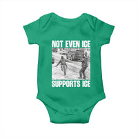Not Even Ice Supports Ice Baby Onesie Viral Political Ice Slipping Captured Meme Against Ice