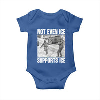 Not Even Ice Supports Ice Baby Onesie Viral Political Ice Slipping Captured Meme Against Ice