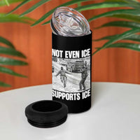 Not Even Ice Supports Ice 4 in 1 Can Cooler Tumbler Viral Political Ice Slipping Captured Meme Against Ice