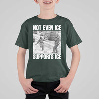 Not Even Ice Supports Ice T Shirt For Kid Viral Political Ice Slipping Captured Meme Against Ice