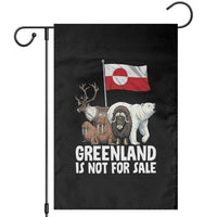 Greenland Is Not For Sale Garden Flag Arctic Animal Resist Protest Greenland Flag