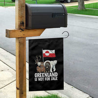 Greenland Is Not For Sale Garden Flag Arctic Animal Resist Protest Greenland Flag