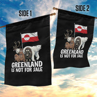 Greenland Is Not For Sale Garden Flag Arctic Animal Resist Protest Greenland Flag