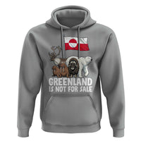 Greenland Is Not For Sale Hoodie Arctic Animal Resist Protest Greenland Flag