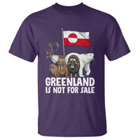 Greenland Is Not For Sale T Shirt Arctic Animal Resist Protest Greenland Flag