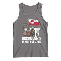 Greenland Is Not For Sale Tank Top Arctic Animal Resist Protest Greenland Flag