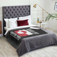Hands Off Greenland Throw Blanket Distressed Flag Resist Political Protest